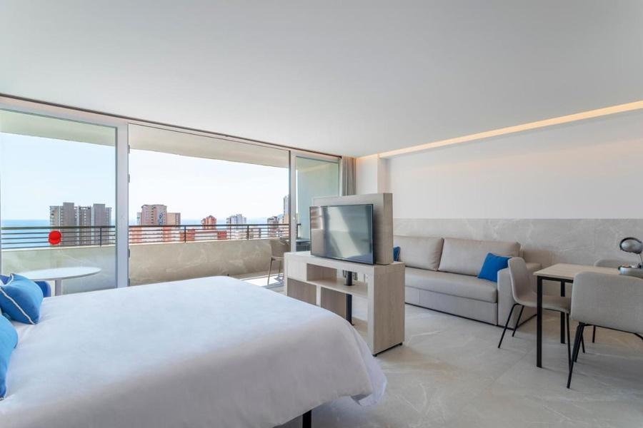 Halley Hotel & Apartments Affiliated By Melia Benidorm Exteriör bild
